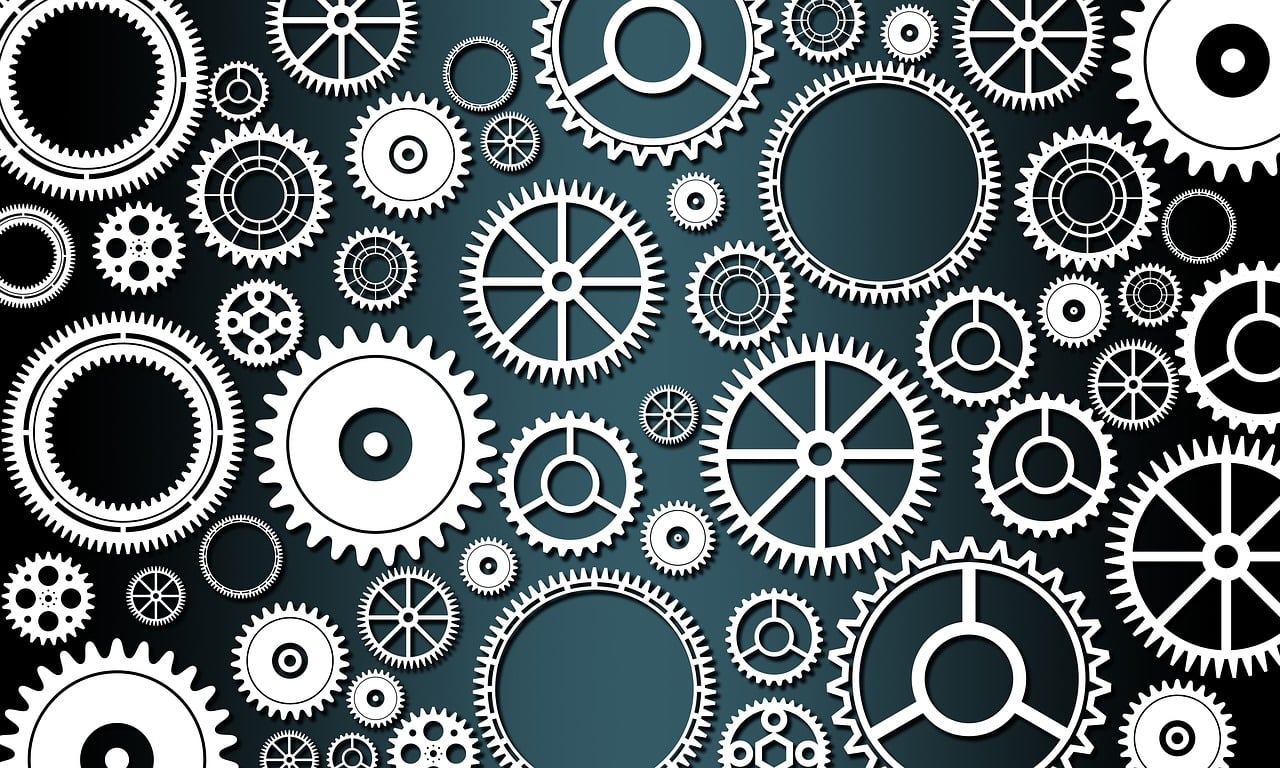 gears, machine, mechanical