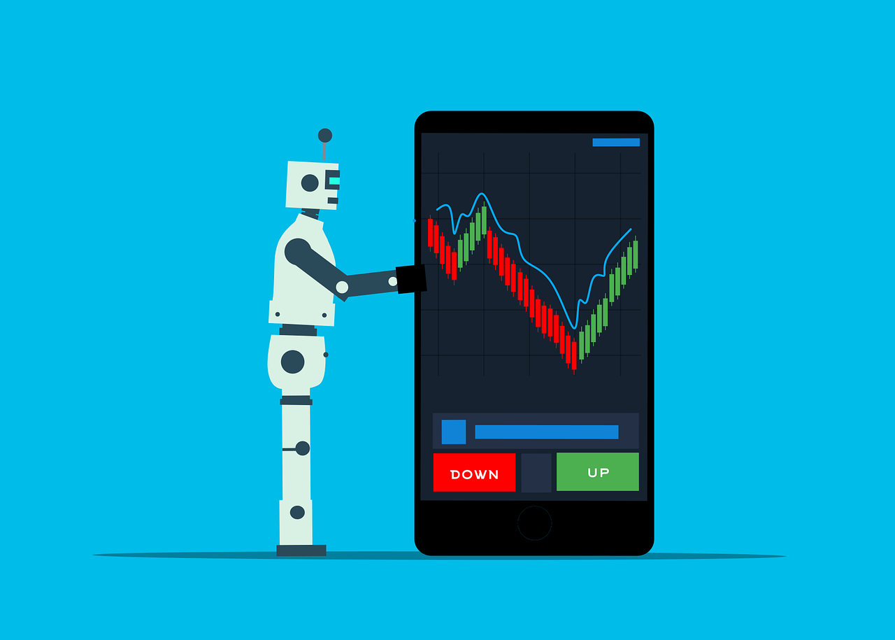 trading, trading bot, ai, stock, market, cryptocurrency, automation, bot, financial, technology, market analysis, investment, finance, forex, economy, graph, chart, cartoon